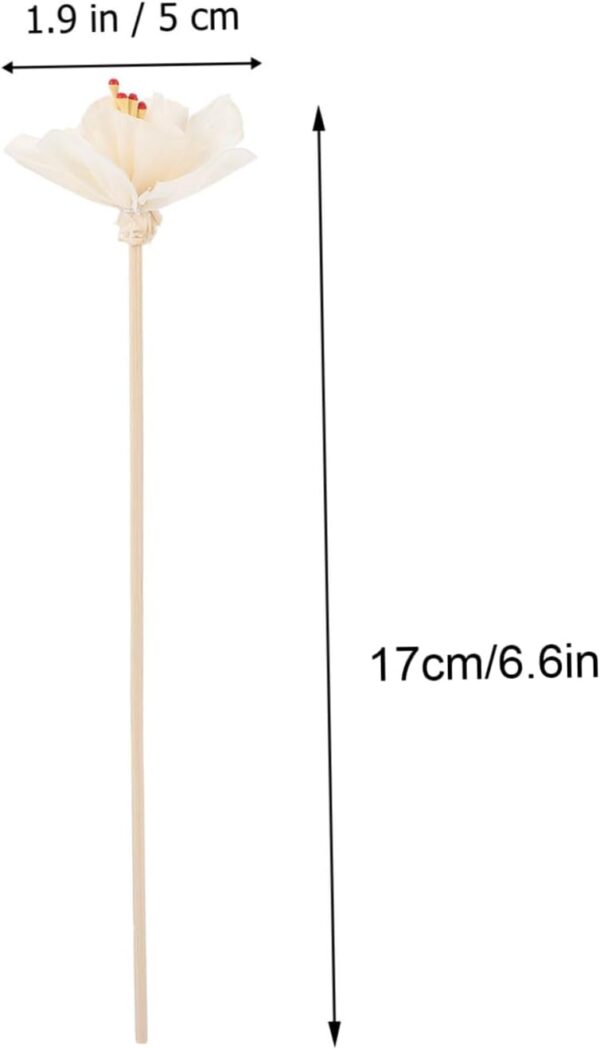 3Pcs Flower Aroma Diffuser Sticks Decorative Incense Tools for Home Fragrance Creative Natural Aromatherapy Accessories Unique Artistic Adornments for Living Room Bedroom - Image 2