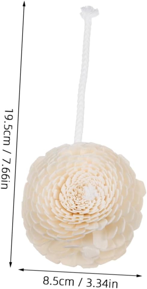 Bendable Cotton Wire Flower Essential Oil Diffuser Replaceable Faux Flower for Home Fragrance Minimalist Decoration Evaporative Style Elegant Cotton Rope Design - Image 2
