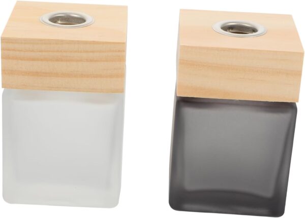 2Pcs Aromatherapy Bottles Elegant Fragrance Diffuser Decorative Perfume Containers for Home Office Spa Weddings and More Practical Space Saving Design