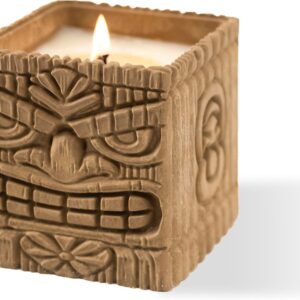 Sunset Island Scented Candles, Coconut & Pineapple, 9oz Large Wood Wick Candle, Soy Wax Table Torch, 60 Hours of Burn Time, Ideal Holiday Gifts for Men and Women, Perfect Summer Fragrance.