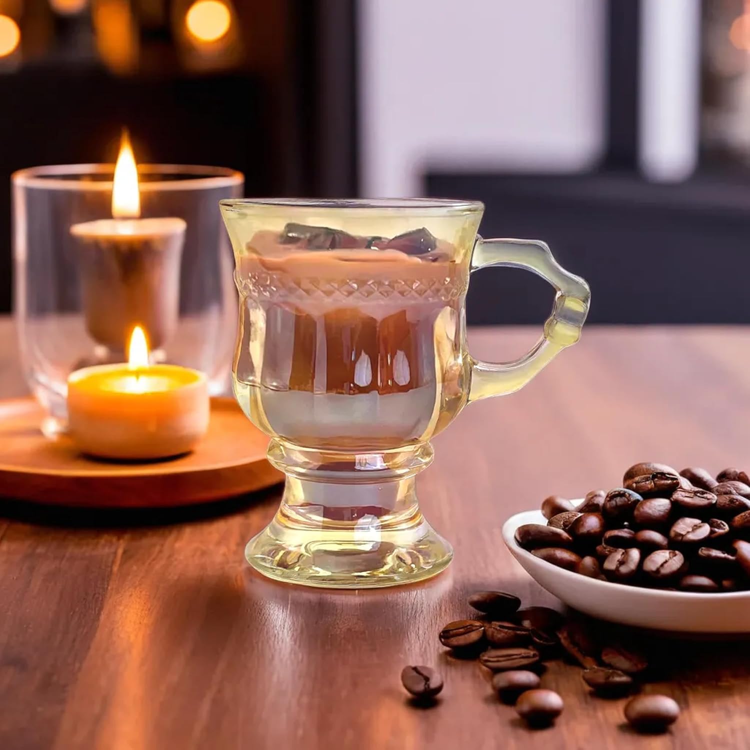 Iced Coffee Scented Candle - Natural Soy Wax Blend with Essential Oils - Decorative Mug Candle for Aromatherapy, Meditation, and Home Décor - Good Gift for Coffee Lovers - Image 2