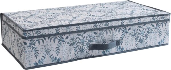 Non-Woven Under The Bed Storage Box | Dimensions: 28"x 16"x 6" | Bedroom Organization | Foldable | Lidded | Parterre